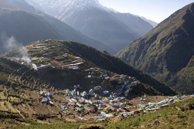 Namche Bazar - Nepal clipart