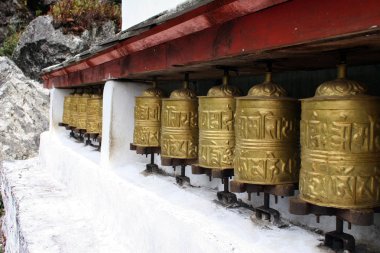 Prayer Wheels - Nepal clipart