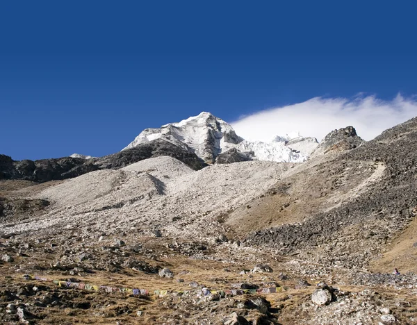 Island peak základní tábor - Nepál — Stock fotografie