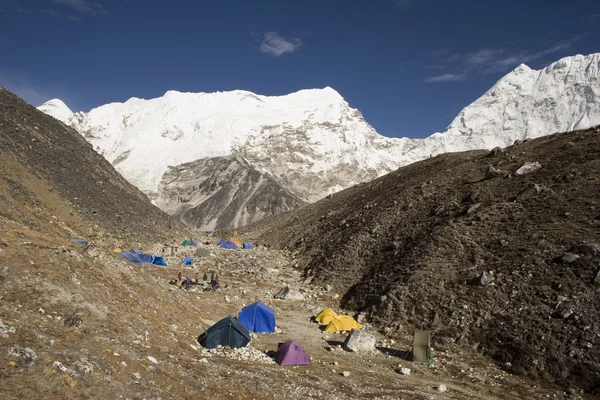Island Peak Base Camp - Nepal — Stock Photo, Image