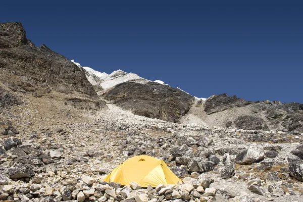 Campo alto Island Peak - Nepal — Foto de Stock