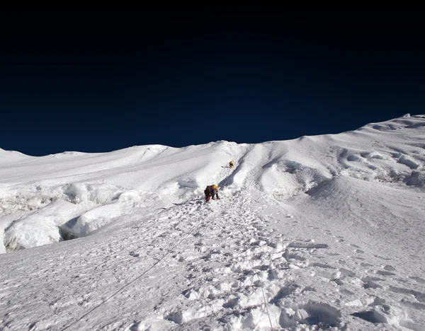 攀登喜马拉雅山-尼泊尔 — 图库照片