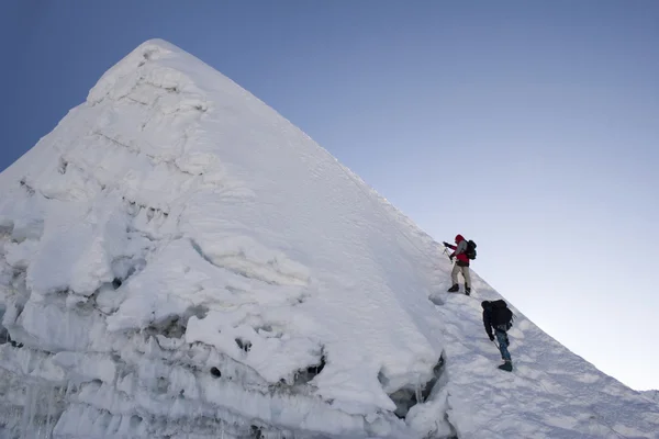 Island peak summit - Nepál — Stock fotografie