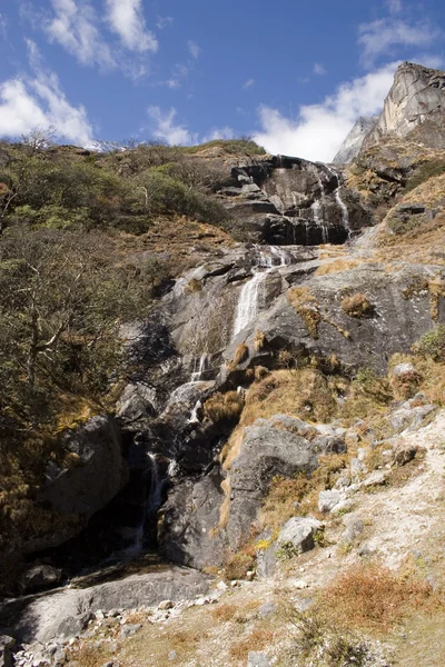 Tenga Waterfall - Nepal — Stock Photo, Image