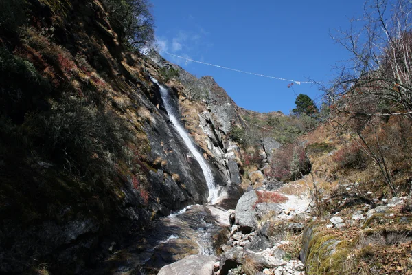 Tenga Waterfall - Nepal — Stock Photo, Image