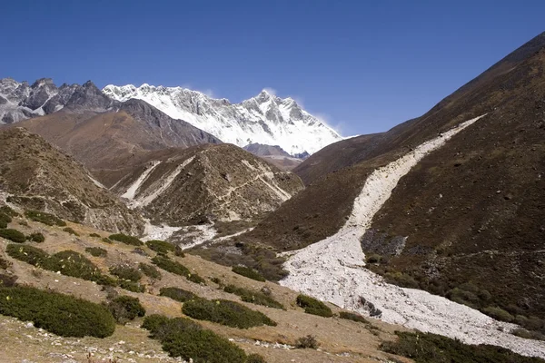 尼泊尔喜马拉雅山 — 图库照片