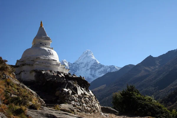 Buddhistiska chorten - nepal — Stockfoto