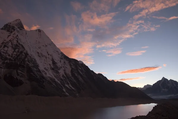 喜马拉雅山日落 — 图库照片