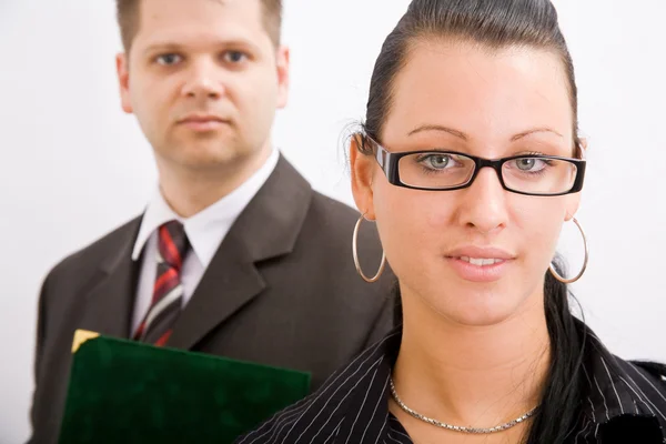 Business man and woman — Stock Photo, Image