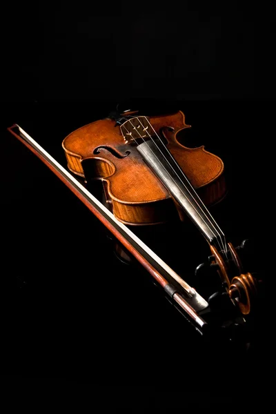Красивий старий скрипка Стокове Зображення