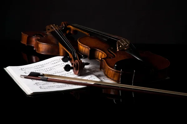 Beautiful old violin Stock Picture