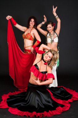 Belly dancers clipart