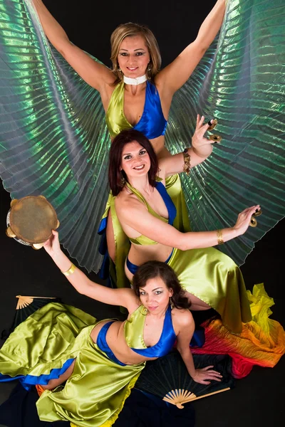 Belly dancers Stock Image