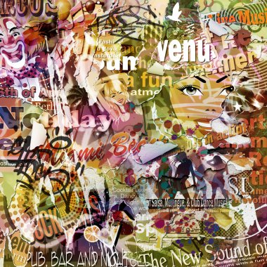 Grunge Poster Background clipart