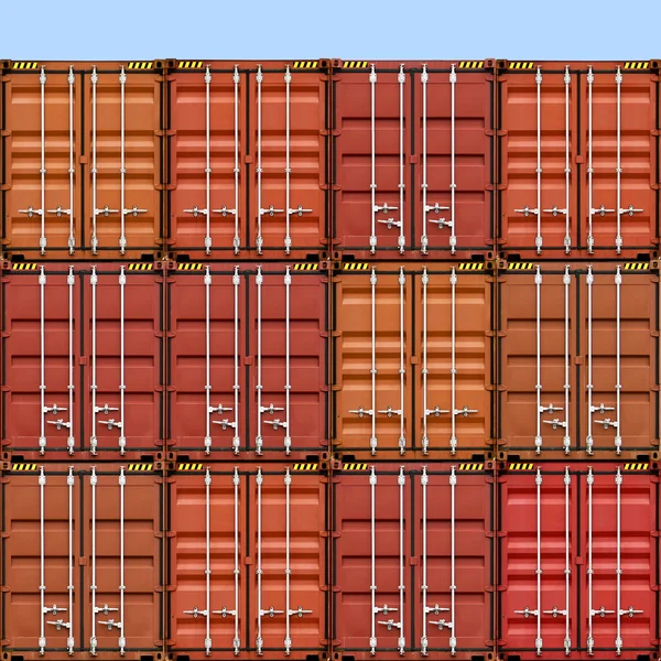 Грузовые контейнеры — стоковое фото