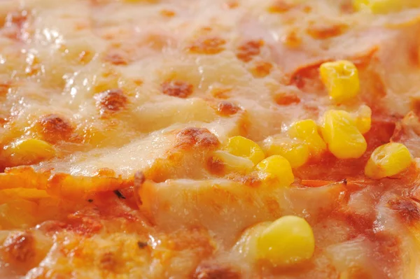 Pizza-Makro — Stockfoto