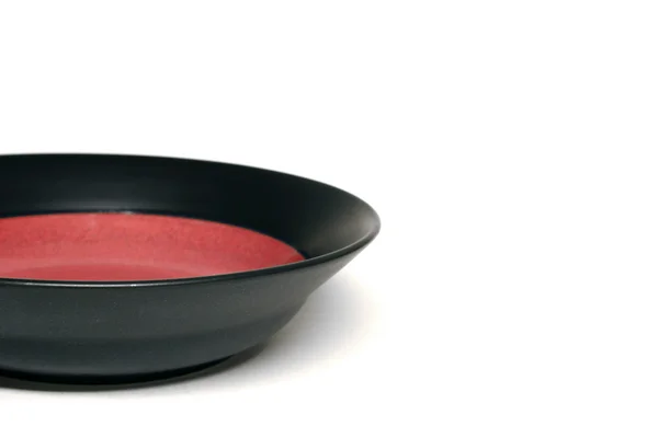 Red and black bowl — Stock Photo, Image