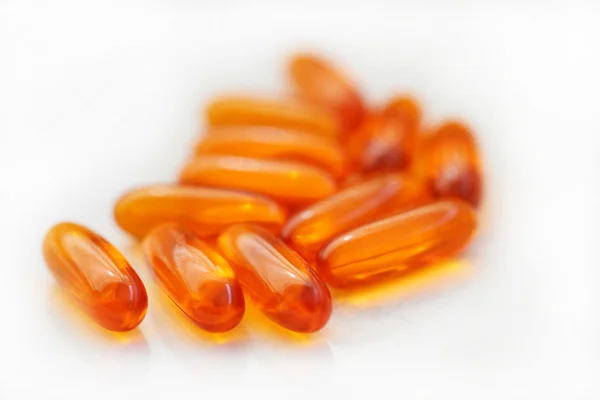 Cápsulas de gel de vitamina — Foto de Stock