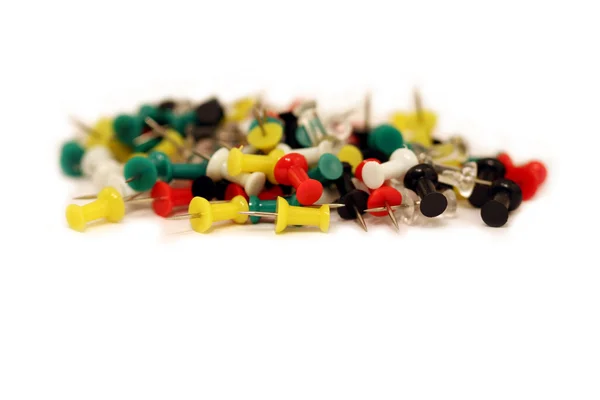 stock image Multi Coloured Push Pins