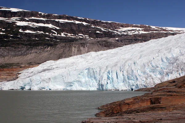 Glaciar svartisen — Fotografia de Stock