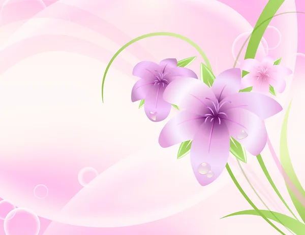 Fond de fleur de printemps — Image vectorielle