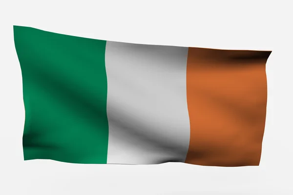 stock image Ireland 3d flag