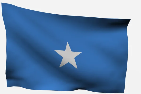 Somália 3d bandeira — Fotografia de Stock