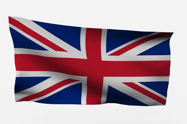 stock image UK 3d flag