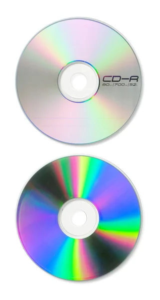 stock image Blank CD Top and Bottom