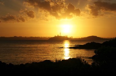 Auckland City on Sunset