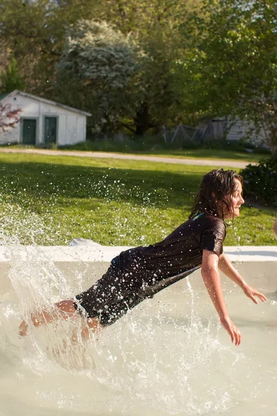 Splashing em torno de 02 — Fotografia de Stock