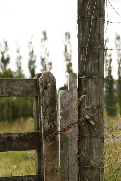 農村部のゲート — ストック写真
