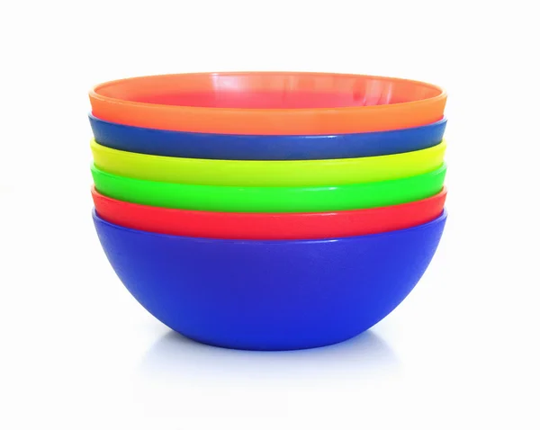 Colorful desert bowls — Stock Photo, Image