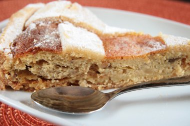 Slice of pastiera clipart