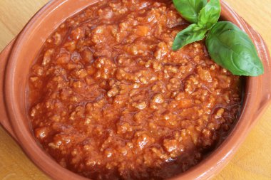 Bolognese meat sauce clipart