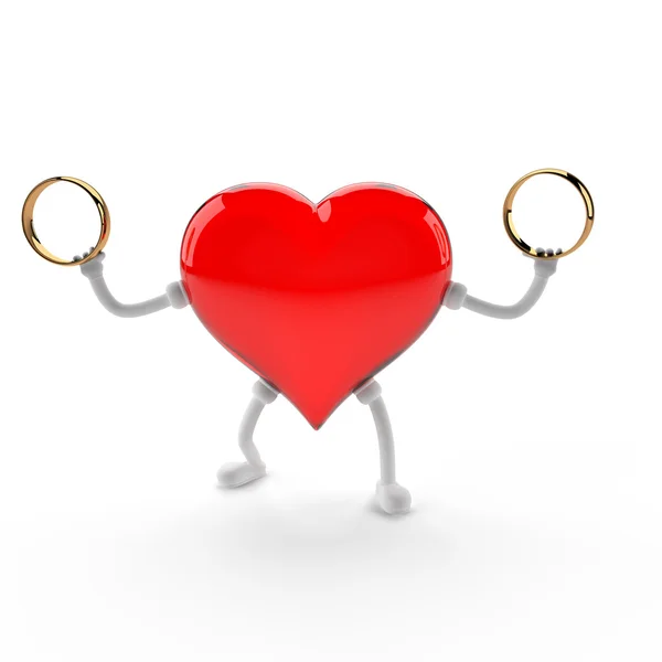 Connect two hearts familial — Stock Photo, Image