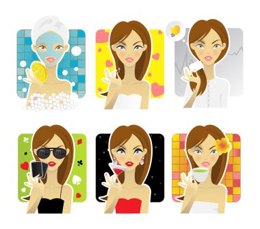 Beauty woman clipart