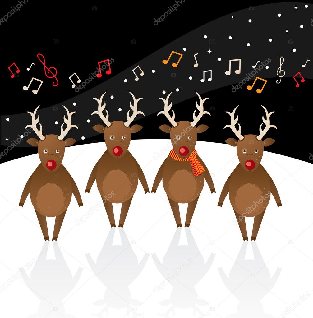 Singing Reindeer.