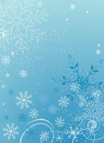 Modré Vánoce abstraktní pozadí — Stockový vektor
