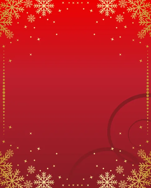 Kerstmis rode achtergrond — Stockvector