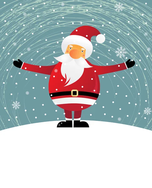 Śmieszny Święty Mikołaj — Wektor stockowy