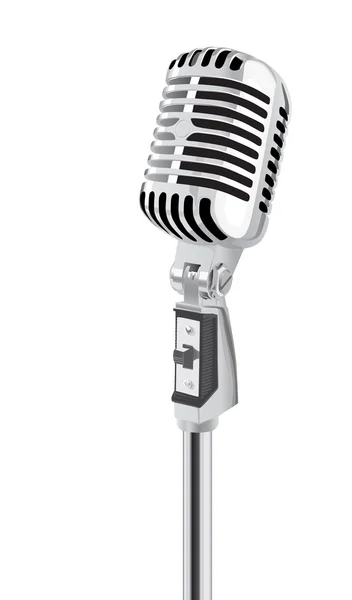 Retro mikrofon (vektör) — Stok Vektör