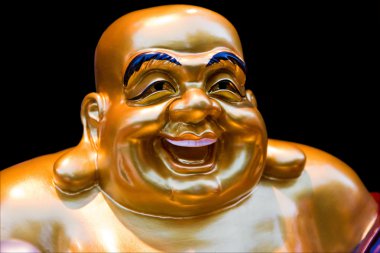 Smiling Buddha clipart