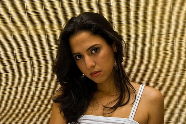 Beautiful latina face — Stock Photo, Image