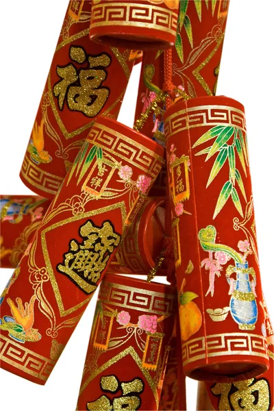 Китайские огненные крекеры — стоковое фото