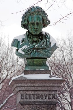 Statue of Ludwig van Beethoven clipart