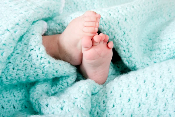 Battaniye bebek ayak — Stok fotoğraf