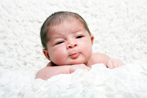 Симпатичні немовлят обличчя — стокове фото