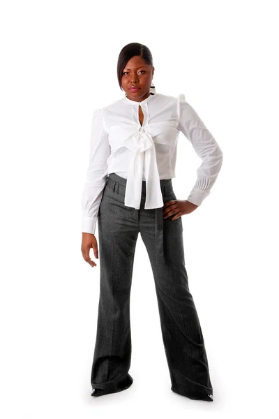 Tough African business woman — Stock Photo, Image