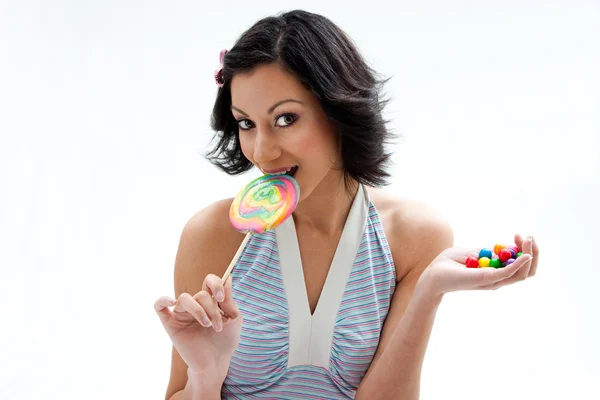 Candy girl — Stock Photo, Image